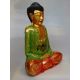 Buddha carved and painted