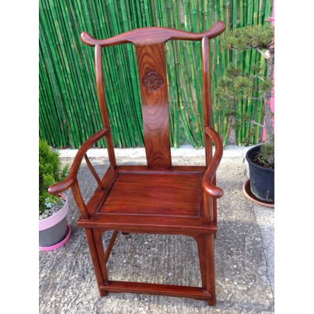 Fauteuil chinois en orme