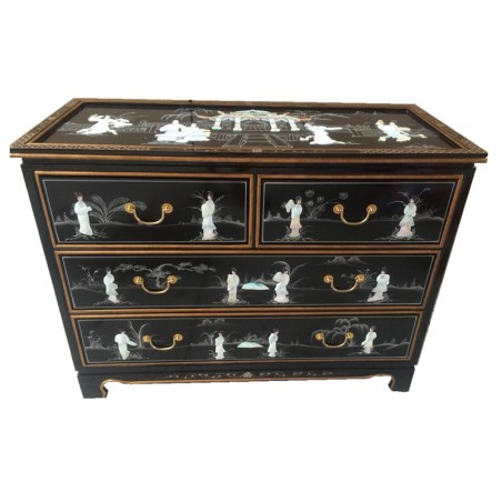 Commode chinoise laquée 