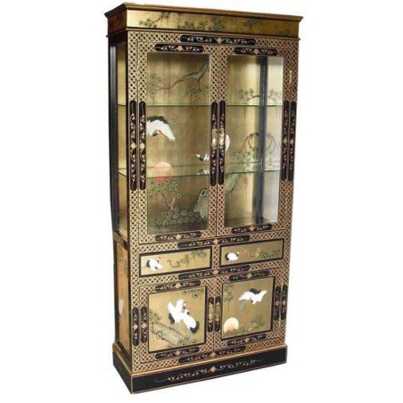 Vitrine chinoise laquée