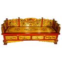 Sofa tibétain 185x60x80cm - 4 tiroirs