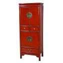 Armoire chinoise lady rouge