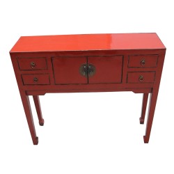 Console chinese 4 drawers 2 doors