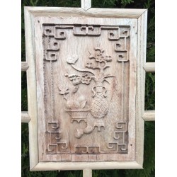 Portes vietnamiennes sculptées de Phu coc