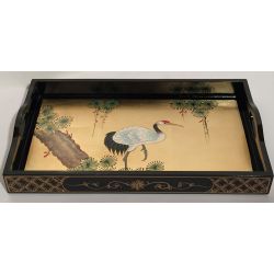 Trays, lacquered vietnamese small model