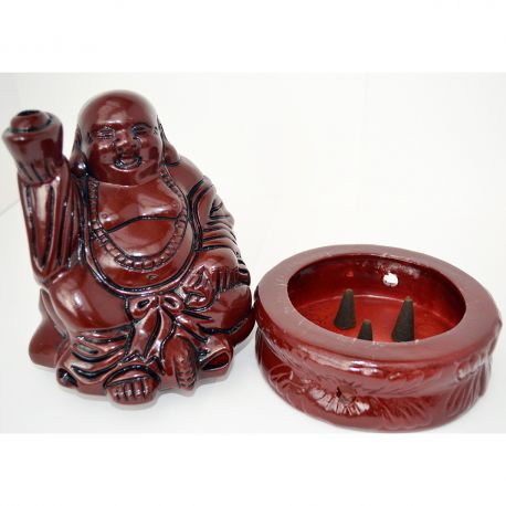 Buddha trägt weihrauch