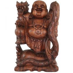 Statue bouddha dragon