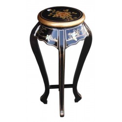 Console chinese lacquered round