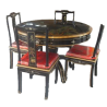 Table de salle à manger chinoise avec 4 chaises