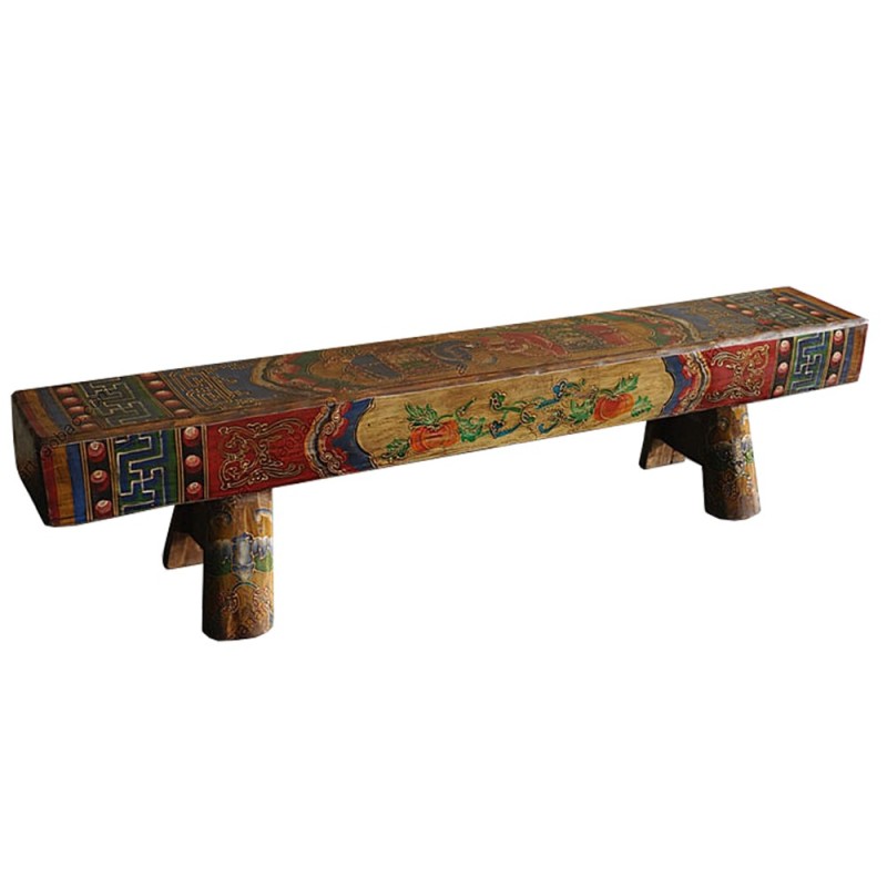 Banc tibétain 200x30x46