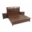 Chinese bed with 2 bedside tables
