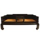 Sofa bed chinese black with shelf