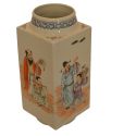 Vase porcelaine ancien - le sage et les enfants