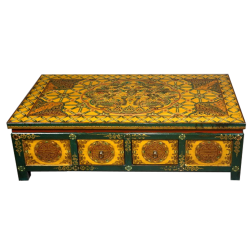 Table tibetan 8 drawers