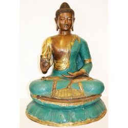Statue buddha bronze gemalt SENDUNG, MAI 2017