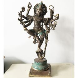 Statue buddha Shiva aus bronze