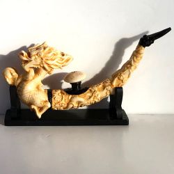 Pipe vietnamienne en os dragon