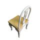 Chair chinese white rounded chair back
