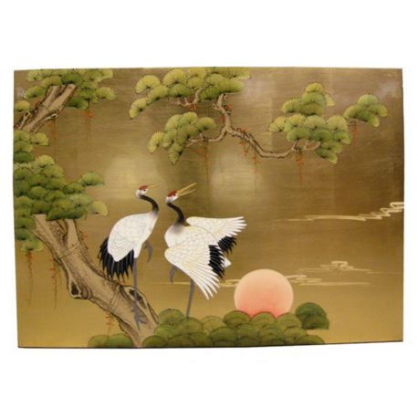 Table lacquered japanese rectangular