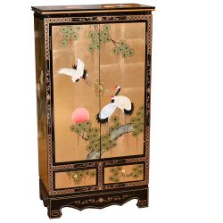 Armoire chinoise laquée 
