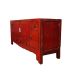 TV cabinet chinese red patina