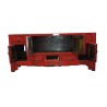 Meuble TV chinois rouge patiné