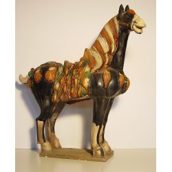 Sculpture chinoise de cheval 