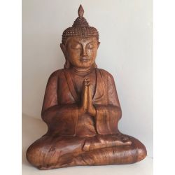 Statue Bouddha en position de méditation 40 cm 