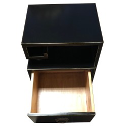 Meuble d'appoint chinois noir