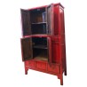 Armoire ancienne rouge sang de boeuf