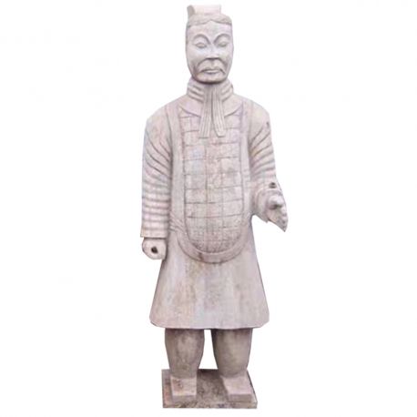 Statue chinesischer stein der krieger Qin 