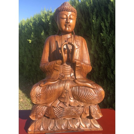 Statue bouddha mudra abhaya 83cm