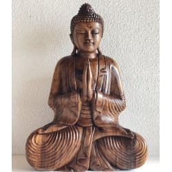Statue Bouddha mudra de l'adoration