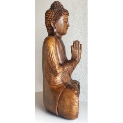 Statue Bouddha mudra de l'adoration